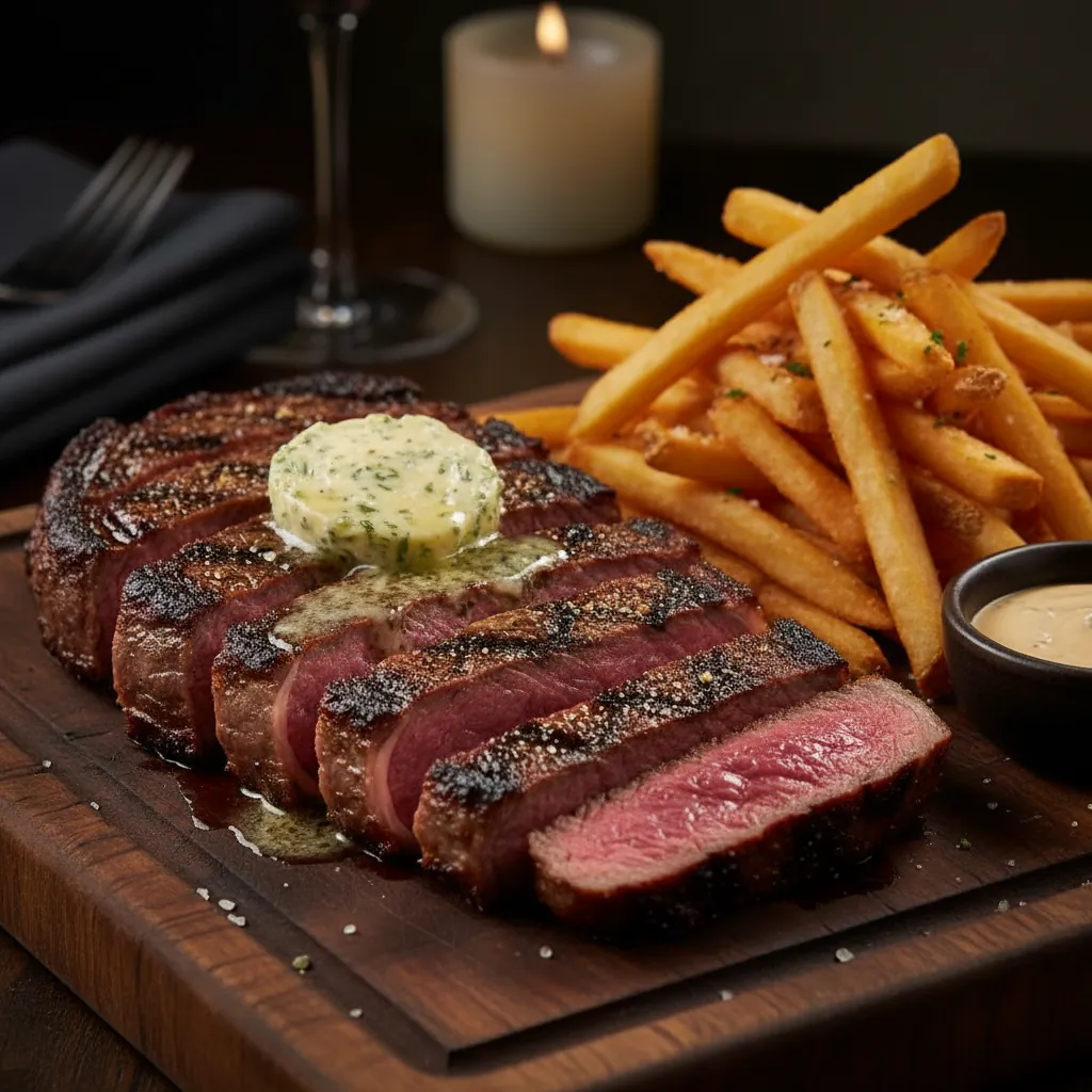New York strip steak met frites